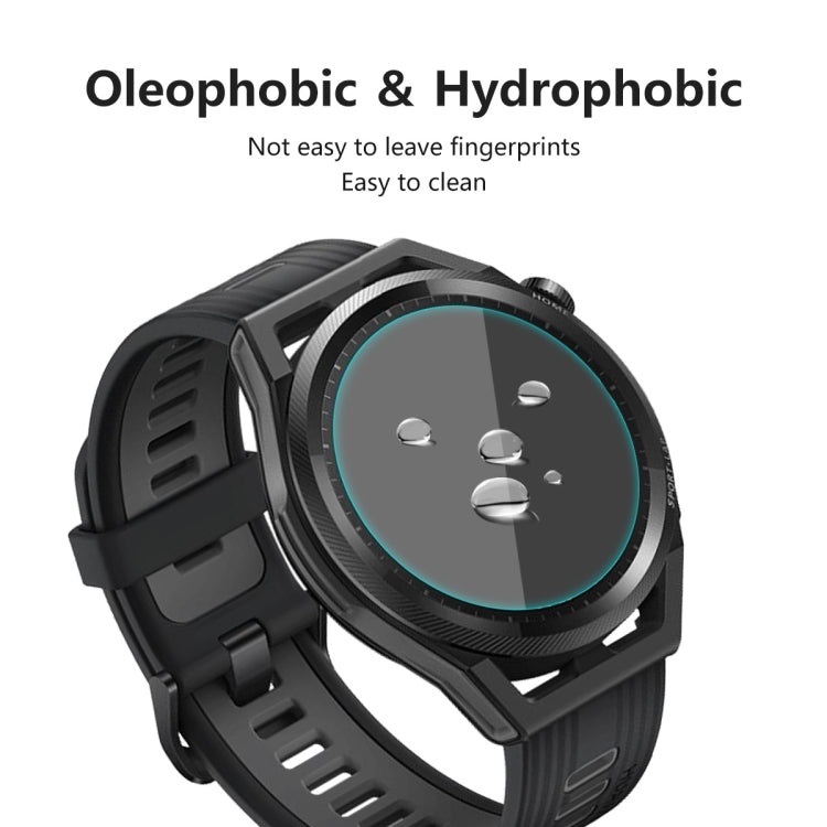 5 PCS For Huawei Watch GT Runner 46mm ENKAY Hat-Prince 0.2mm 9H 2.15D Curved Edge Tempered Glass Screen Protector Watch Film - Screen Protector by ENKAY | Online Shopping South Africa | PMC TechLife | Buy Now Pay Later Mobicred