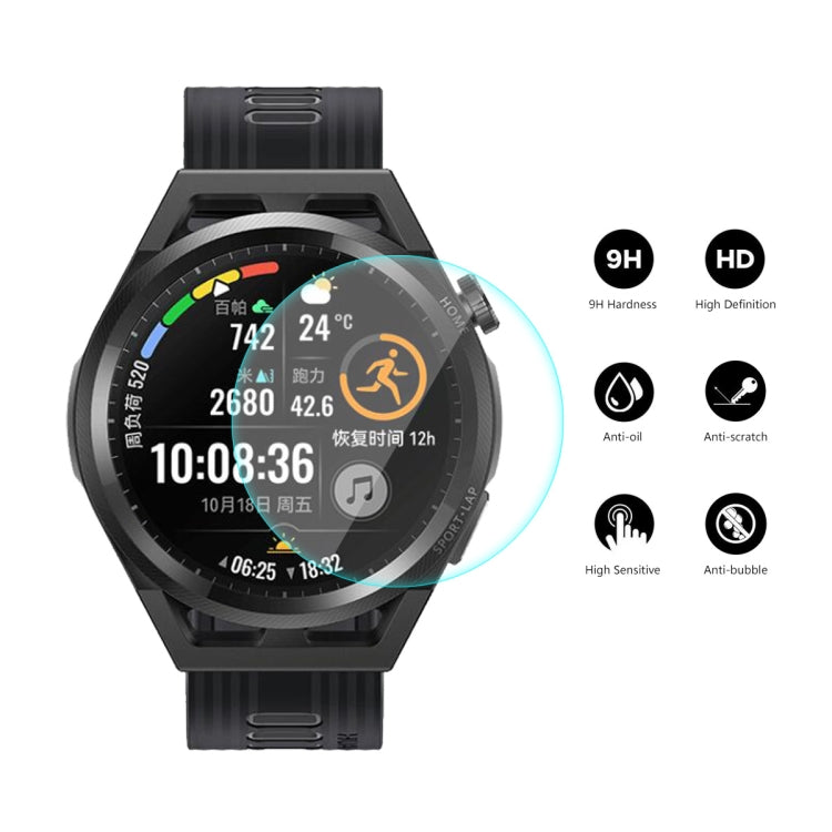 10 PCS For Huawei Watch GT Runner 46mm ENKAY Hat-Prince 0.2mm 9H 2.15D Curved Edge Tempered Glass Screen Protector Watch Film - Screen Protector by ENKAY | Online Shopping South Africa | PMC TechLife | Buy Now Pay Later Mobicred