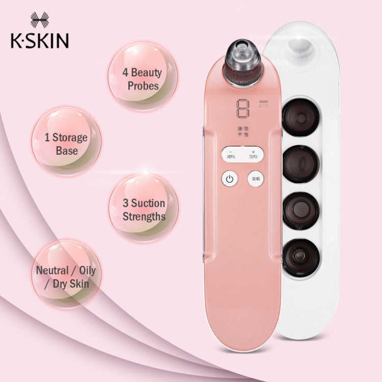 K-SKIN KD803A 3 Level Intensity Blackhead Removal Pore Cleaner Suction Rechargeable Black Spot Cleaner Facial Cleaning Machine - free shipping - PMC TechLife - Order now!