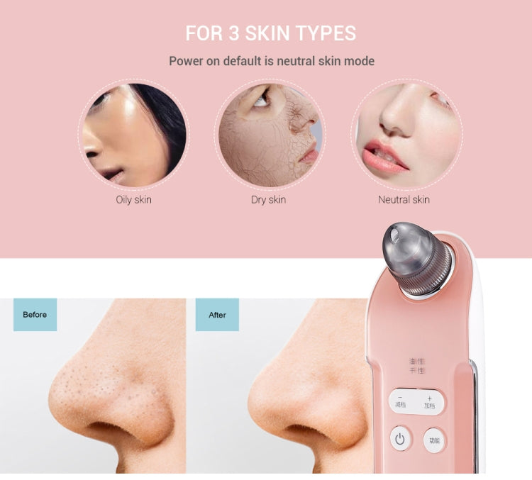 K-SKIN KD803A 3 Level Intensity Blackhead Removal Pore Cleaner Suction Rechargeable Black Spot Cleaner Facial Cleaning Machine - free shipping - PMC TechLife - Order now!