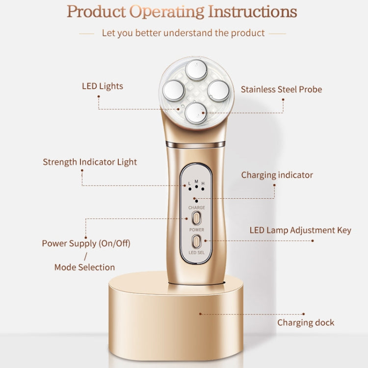 K-SKIN OP9910 EMS Anti-Aging RF Skin Lifting Face Massager For Home Use EMS Technology 3 Adjustable Levels Wrinkles Removal - free shipping - PMC TechLife - Order now!