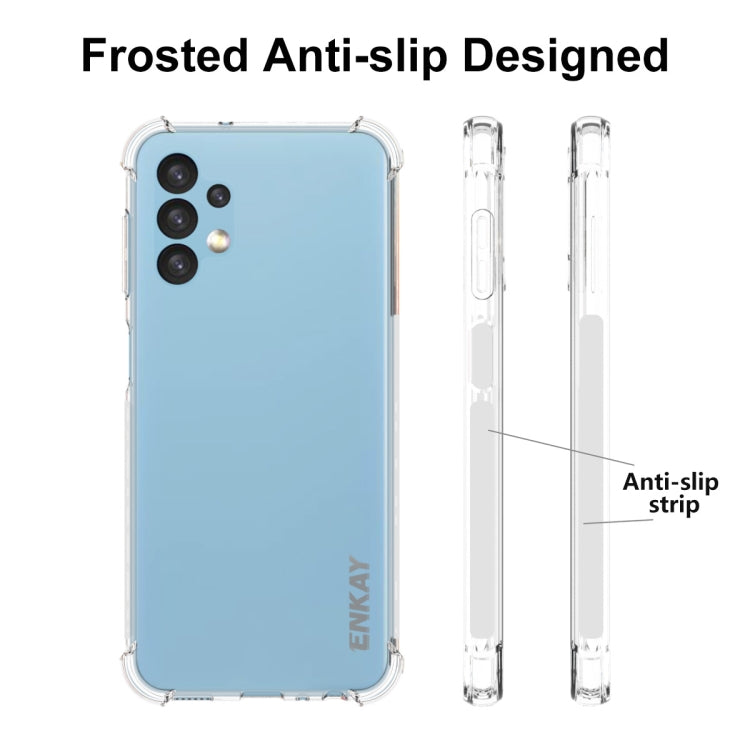 For Samsung Galaxy A13 4G ENKAY Transparent TPU Shockproof Case - free shipping - PMC TechLife - Order now!