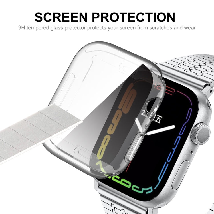 For Apple Watch Series 8 / 7 45mm ENKAY Hat-Prince Transparent TPU Case - Watch Cases by ENKAY | Online Shopping South Africa | PMC TechLife | Buy Now Pay Later Mobicred