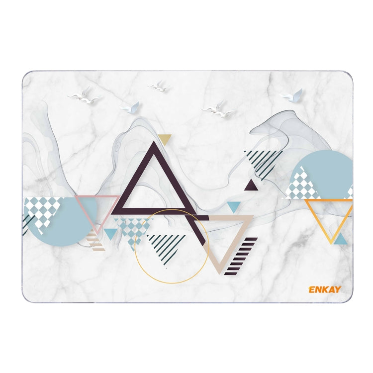ENKAY Hat-Prince Geometry Pattern Laotop Protective Crystal Case for MacBook Pro 16.2 inch A2485 2021/A2880 2023 (Geometry No.4) - MacBook Pro Cases by ENKAY | Online Shopping South Africa | PMC TechLife | Buy Now Pay Later Mobicred