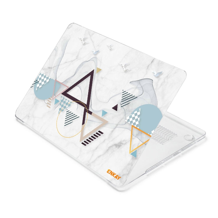 ENKAY Hat-Prince Geometry Pattern Laotop Protective Crystal Case for MacBook Pro 14.2 inch A2442 2021/A2779 2023(Geometry No.4) - MacBook Pro Cases by ENKAY | Online Shopping South Africa | PMC TechLife | Buy Now Pay Later Mobicred