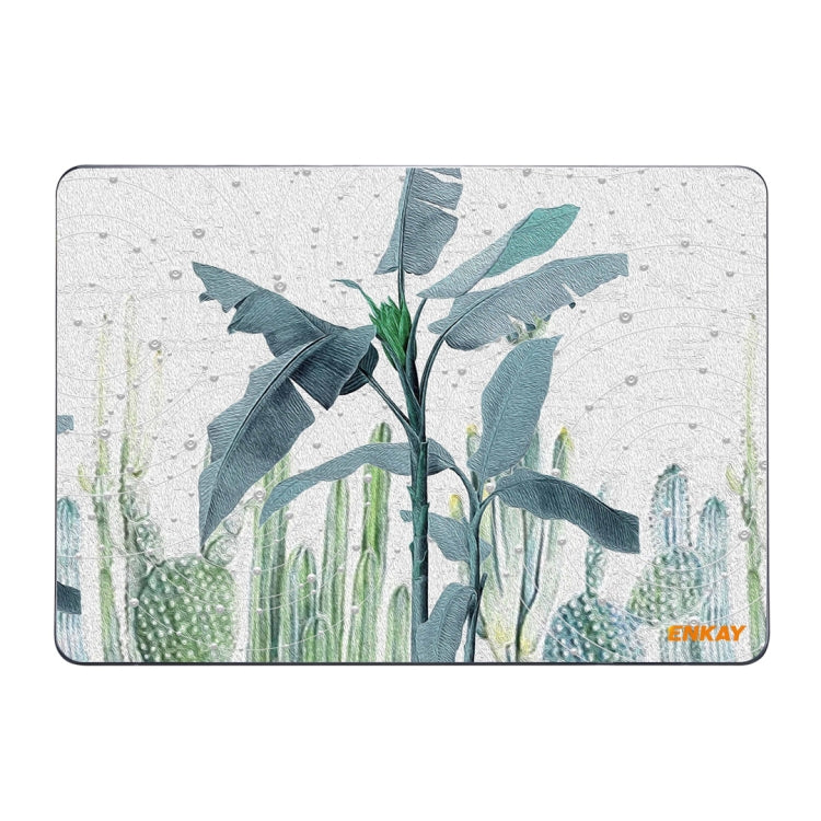 ENKAY Hat-Prince Natural Series Laotop Protective Crystal Case for MacBook Pro 13.3 inch A2251 / A2289 / A2338 2020(Banana Leaves) - MacBook Pro Cases by ENKAY | Online Shopping South Africa | PMC TechLife