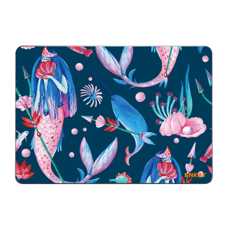 For MacBook Air 13.3 inch A1932 2018 ENKAY Hat-Prince Natural Series Laotop Protective Crystal Case(Mermaid) - MacBook Air Cases by ENKAY | Online Shopping South Africa | PMC TechLife | Buy Now Pay Later Mobicred