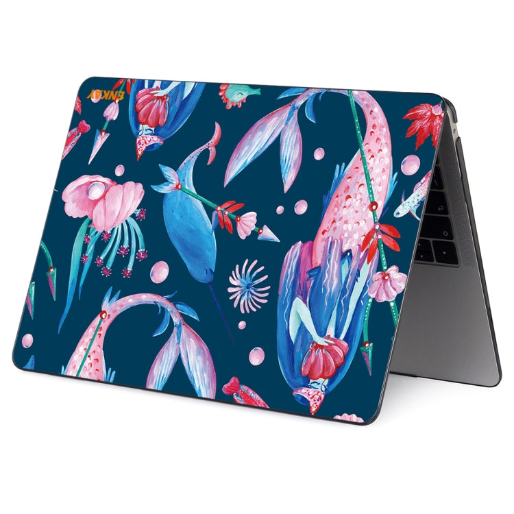 ENKAY Hat-Prince Natural Series Laotop Protective Crystal Case for MacBook Pro 13.3 inch A1706 / A1708 / A1989 / A2159(Mermaid) - MacBook Pro Cases by ENKAY | Online Shopping South Africa | PMC TechLife | Buy Now Pay Later Mobicred