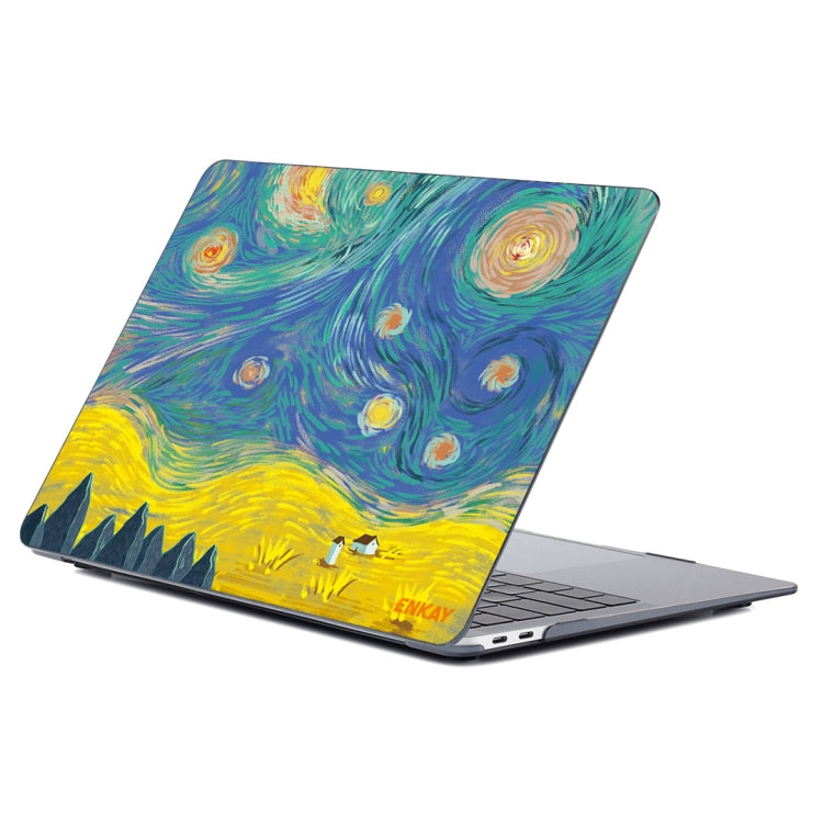 ENKAY Hat-Prince Natural Series Laotop Protective Crystal Case for MacBook Pro 15.4 inch A1707 / A1990(Field) - MacBook Pro Cases by ENKAY | Online Shopping South Africa | PMC TechLife | Buy Now Pay Later Mobicred
