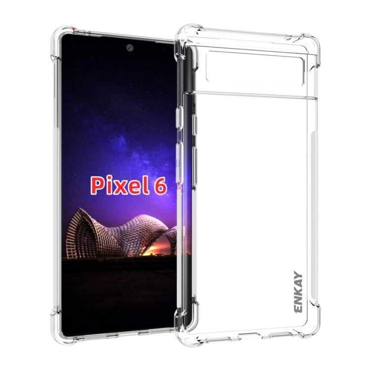 For Google Pixel 6 ENKAY Transparent TPU Shockproof Case - Google Cases by ENKAY | Online Shopping South Africa | PMC TechLife | Buy Now Pay Later Mobicred