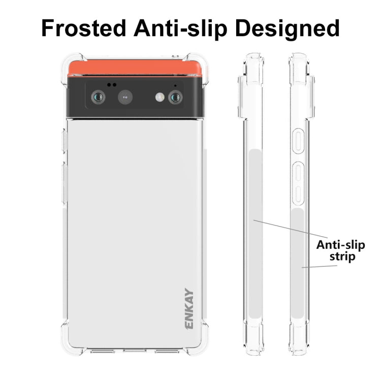 For Google Pixel 6 ENKAY Transparent TPU Shockproof Case - Google Cases by ENKAY | Online Shopping South Africa | PMC TechLife | Buy Now Pay Later Mobicred