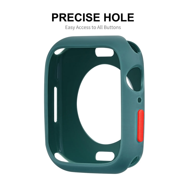 ENKAY  TPU Case  + Full Coverage PET Screen Protector For Apple Watch Series 8 / 7 41mm(Deep Green) - free shipping - PMC TechLife - Order now!