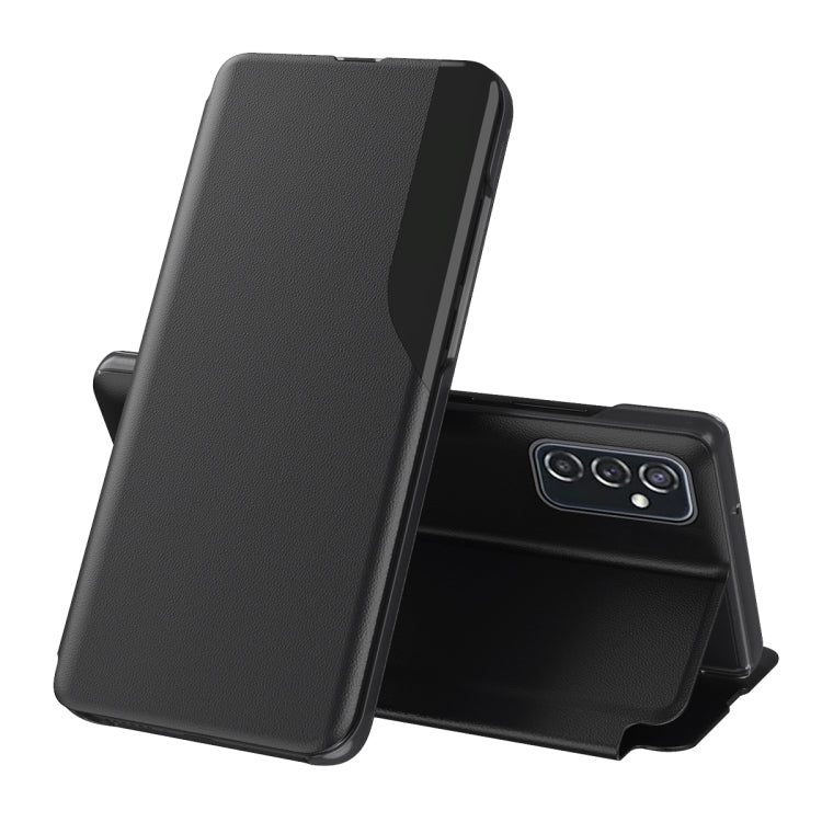 For Samsung Galaxy A73 5G Attraction Flip Holder Leather Phone Case(Black) - free shipping - PMC TechLife - Order now!