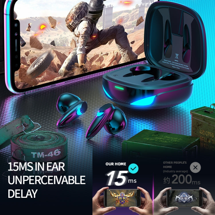 G10 TWS 5.2 Binaural True Stereo Touch Game Bluetooth Earphone(Pink) - TWS Earphone by PMC TechLife | Online Shopping South Africa | PMC TechLife