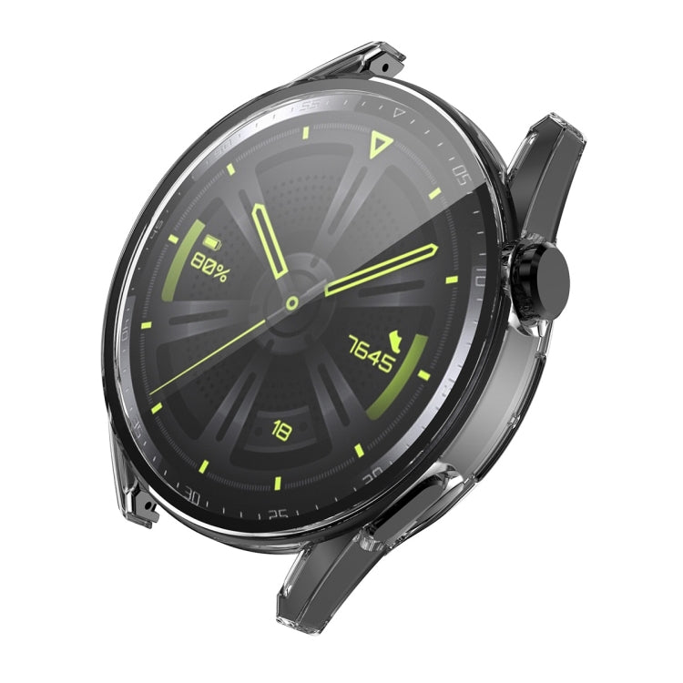 For Huawei Watch GT 3 42mm ENKAY PC Frame + Tempered Glass Protector Composite Case(Transparent) - Watch Cases by ENKAY | Online Shopping South Africa | PMC TechLife | Buy Now Pay Later Mobicred