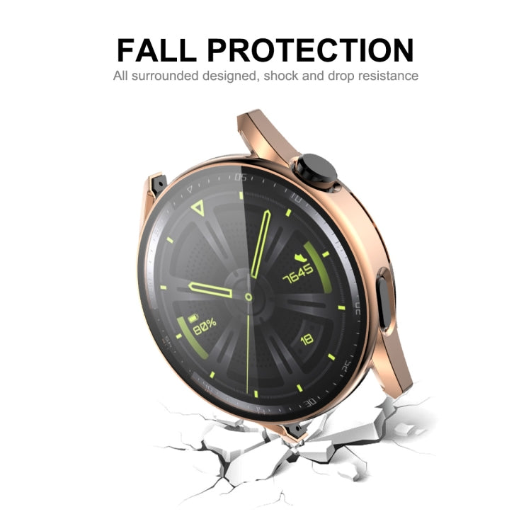 For Huawei Watch GT 3 42mm ENKAY PC Frame + Tempered Glass Protector Composite Case(Transparent) - Watch Cases by ENKAY | Online Shopping South Africa | PMC TechLife | Buy Now Pay Later Mobicred