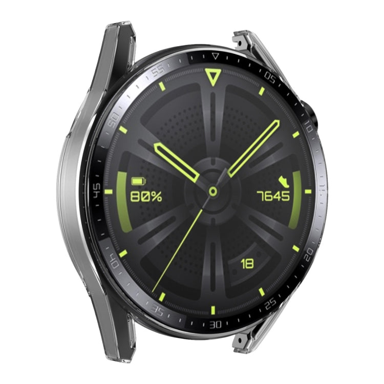 For Huawei Watch GT 3 46mm ENKAY PC Frame + Tempered Glass Protector Case With Scale(Transparent) - free shipping - PMC TechLife - Order now!