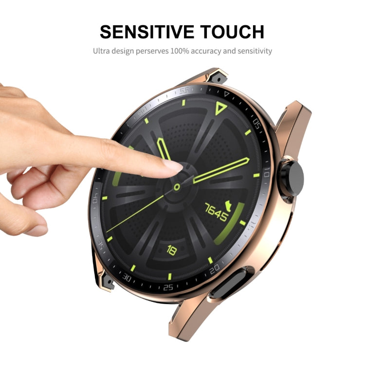 For Huawei Watch GT 3 46mm ENKAY PC Frame + Tempered Glass Protector Case With Scale(Transparent) - free shipping - PMC TechLife - Order now!