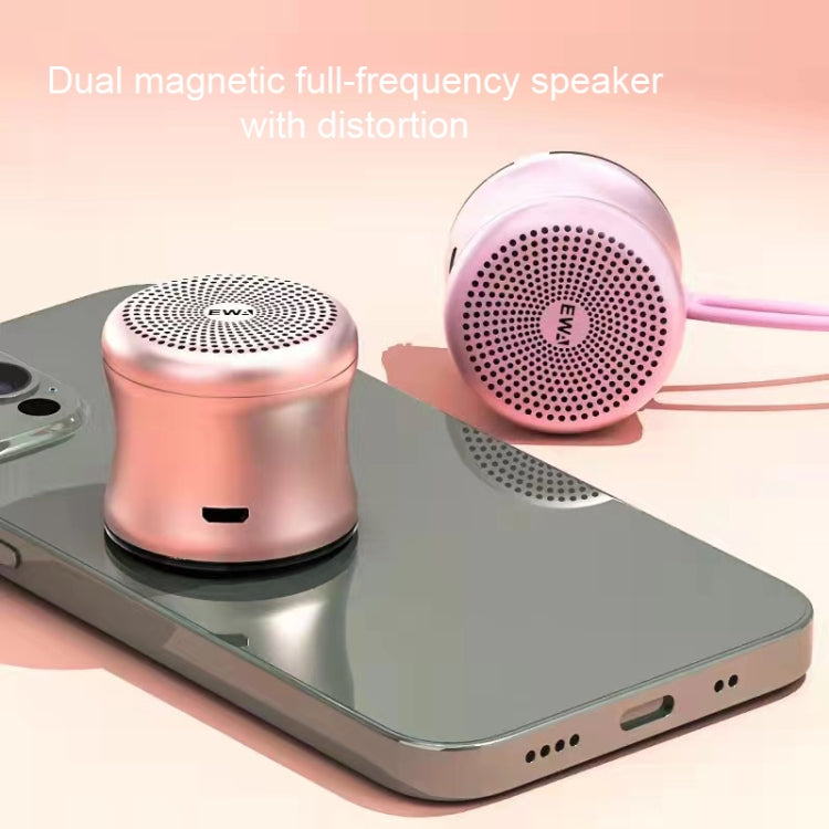 EWA A119 Portable Wireless Bluetooth IPX7 Mini TWS Speaker(Pink) - Mini Speaker by EWA | Online Shopping South Africa | PMC TechLife | Buy Now Pay Later Mobicred