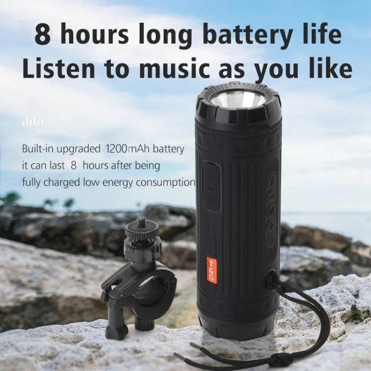 T&G TG312 LED Outdoor Portable Multifunctional Wireless Bluetooth Speaker(Green) - Waterproof Speaker by T&G | Online Shopping South Africa | PMC TechLife