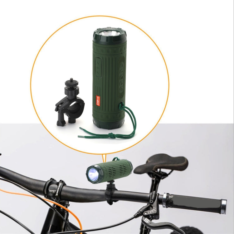 T&G TG312 LED Outdoor Portable Multifunctional Wireless Bluetooth Speaker(Green) - Waterproof Speaker by T&G | Online Shopping South Africa | PMC TechLife