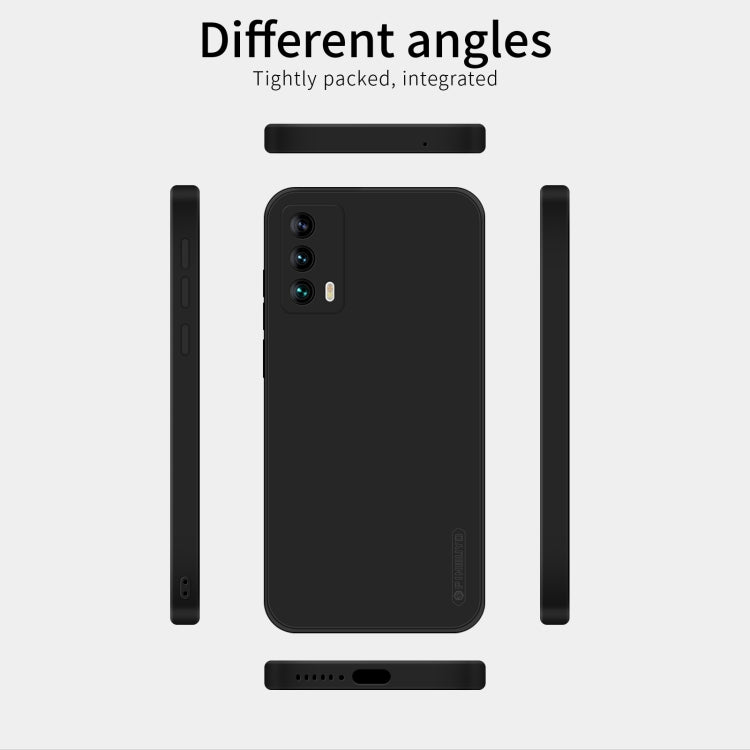 For Meizu 18 / 18S PINWUYO Liquid Silicone TPU Phone Case(Blue) - More Brand by PINWUYO | Online Shopping South Africa | PMC TechLife | Buy Now Pay Later Mobicred