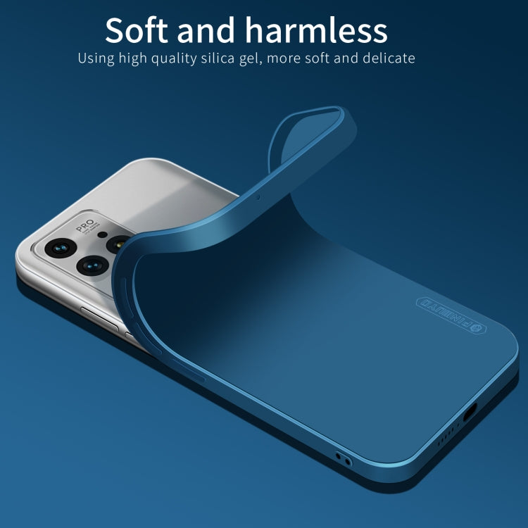For Meizu 18 Pro / 18S Pro PINWUYO Liquid Silicone TPU Phone Case(Blue) - More Brand by PINWUYO | Online Shopping South Africa | PMC TechLife | Buy Now Pay Later Mobicred