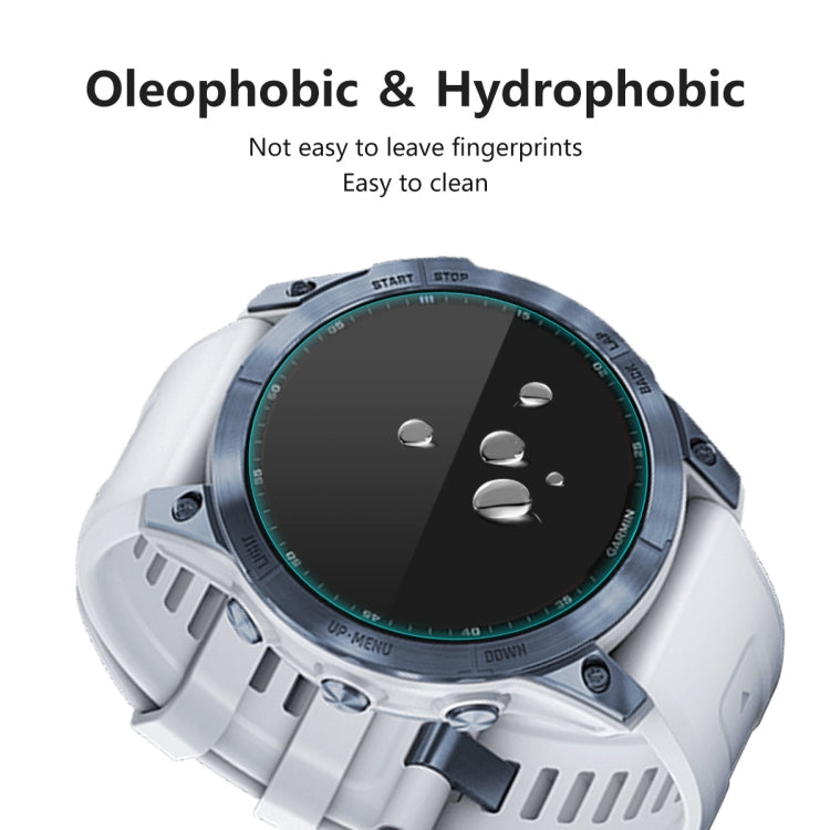 10 PCS Compatible with Garmin Fenix 7X ENKAY 0.2mm 9H Tempered Glass Screen Protector Watch Film - Screen Protector by ENKAY | Online Shopping South Africa | PMC TechLife | Buy Now Pay Later Mobicred