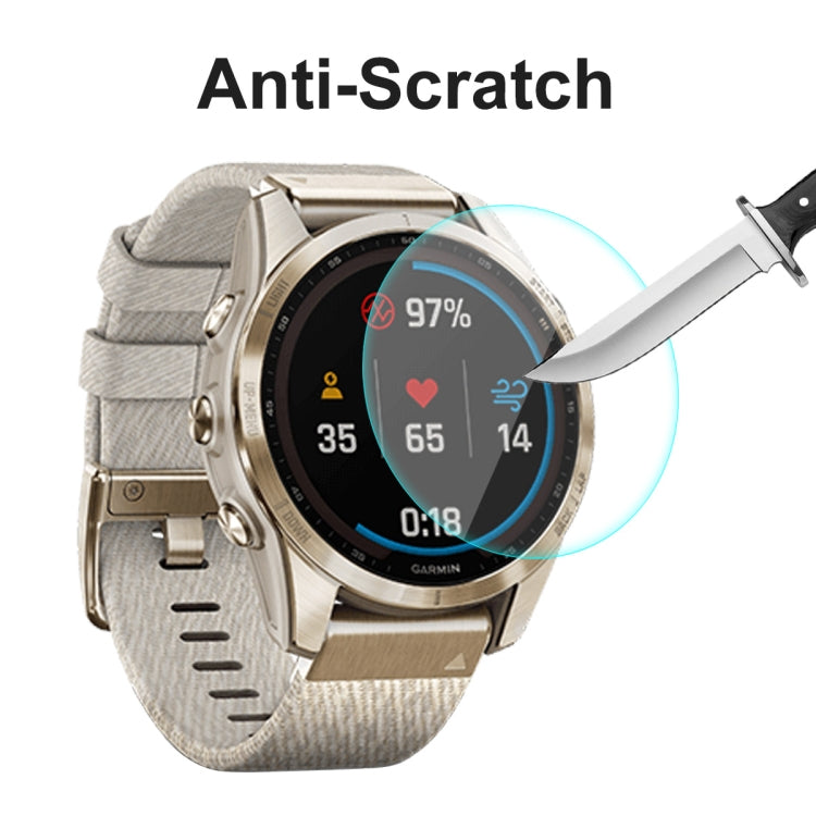 10 PCS Compatible with Garmin Fenix 7S ENKAY 0.2mm 9H Tempered Glass Screen Protector Watch Film - Screen Protector by ENKAY | Online Shopping South Africa | PMC TechLife | Buy Now Pay Later Mobicred