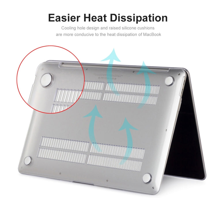 ENKAY Animal Series Pattern Laotop Protective Crystal Case For MacBook Pro 13.3 inch A1706 / A1708 / A1989 / A2159(Cute Cat) - MacBook Pro Cases by ENKAY | Online Shopping South Africa | PMC TechLife | Buy Now Pay Later Mobicred