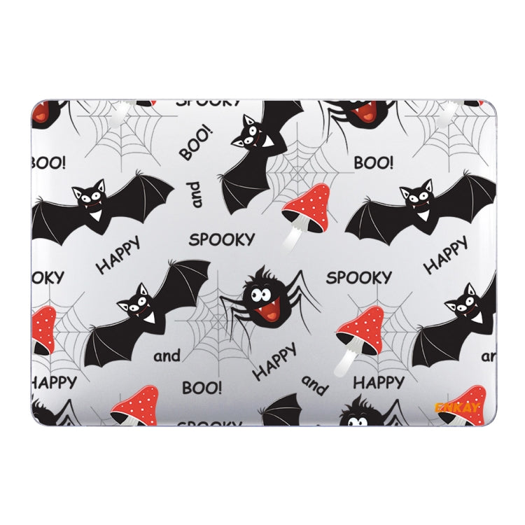 For MacBook Air 13.3 inch A1932 / A2179 / A2337 ENKAY Animal Series Pattern Laotop Protective Crystal Case(Bat) - MacBook Air Cases by ENKAY | Online Shopping South Africa | PMC TechLife | Buy Now Pay Later Mobicred