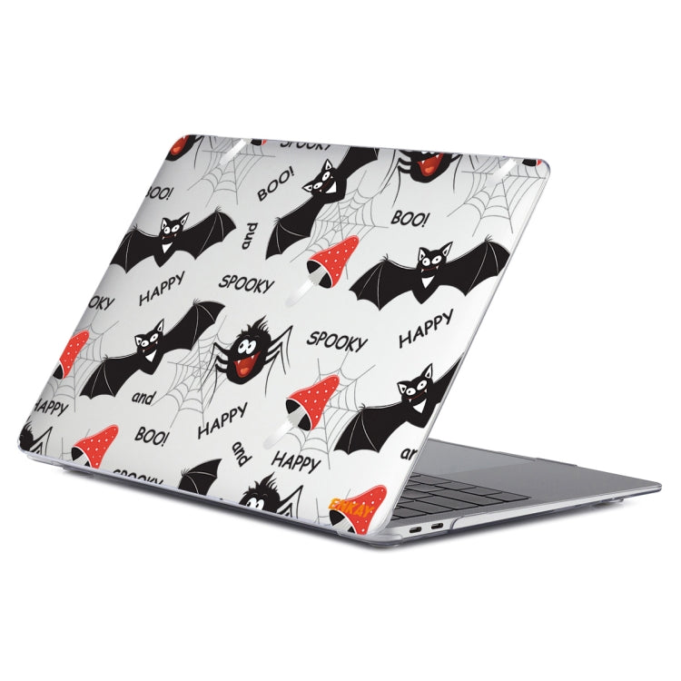 For MacBook Air 13.3 inch A1932 / A2179 / A2337 ENKAY Animal Series Pattern Laotop Protective Crystal Case(Bat) - MacBook Air Cases by ENKAY | Online Shopping South Africa | PMC TechLife | Buy Now Pay Later Mobicred