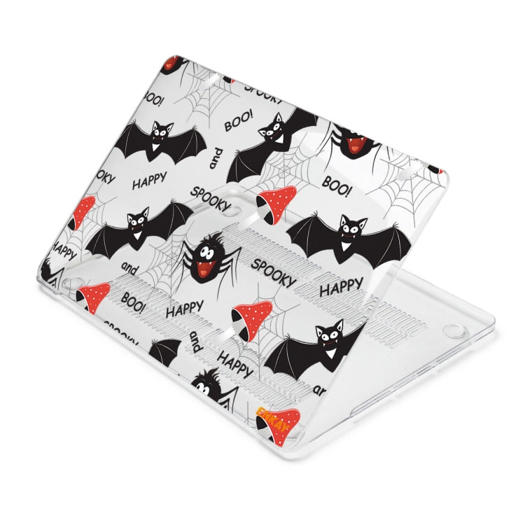 For MacBook Air 13.3 inch A1932 / A2179 / A2337 ENKAY Animal Series Pattern Laotop Protective Crystal Case(Bat) - MacBook Air Cases by ENKAY | Online Shopping South Africa | PMC TechLife | Buy Now Pay Later Mobicred