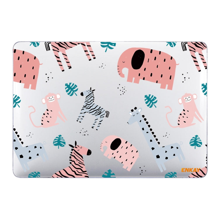 For MacBook Air 13.3 inch A1932 / A2179 / A2337 ENKAY Animal Series Pattern Laotop Protective Crystal Case(Animals No.2) - MacBook Air Cases by ENKAY | Online Shopping South Africa | PMC TechLife