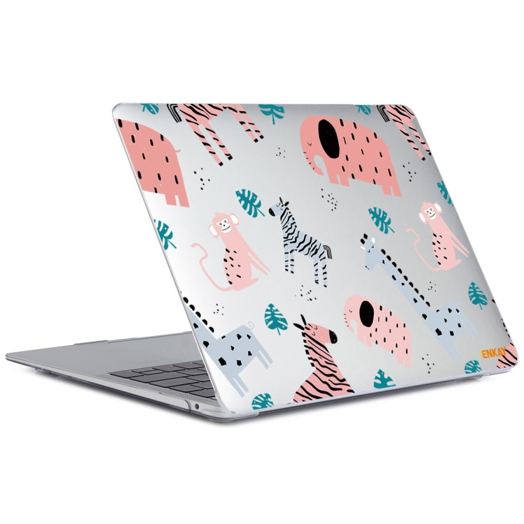 For MacBook Air 13.3 inch A1932 / A2179 / A2337 ENKAY Animal Series Pattern Laotop Protective Crystal Case(Animals No.2) - MacBook Air Cases by ENKAY | Online Shopping South Africa | PMC TechLife