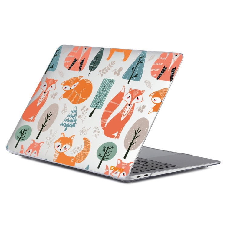 For MacBook Air 13.3 inch A1932 / A2179 / A2337 ENKAY Animal Series Pattern Laotop Protective Crystal Case(Fox) - MacBook Air Cases by ENKAY | Online Shopping South Africa | PMC TechLife | Buy Now Pay Later Mobicred