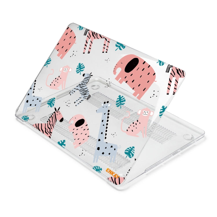 ENKAY Animal Series Pattern Laotop Protective Crystal Case For MacBook Pro 13.3 inch A2251 / A2289 / A2338 2020(Animals No.2) - MacBook Pro Cases by ENKAY | Online Shopping South Africa | PMC TechLife | Buy Now Pay Later Mobicred