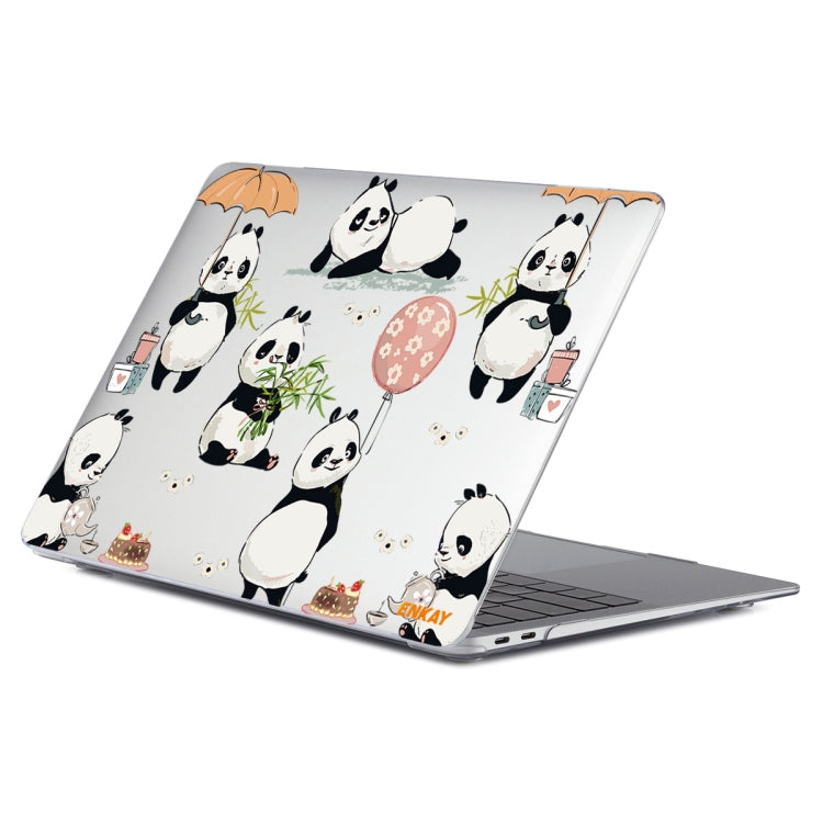 ENKAY Animal Series Pattern Laotop Protective Crystal Case For MacBook Pro 13.3 inch A2251 / A2289 / A2338 2020(Panda) - MacBook Pro Cases by ENKAY | Online Shopping South Africa | PMC TechLife