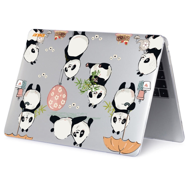 ENKAY Animal Series Pattern Laotop Protective Crystal Case For MacBook Pro 13.3 inch A2251 / A2289 / A2338 2020(Panda) - MacBook Pro Cases by ENKAY | Online Shopping South Africa | PMC TechLife