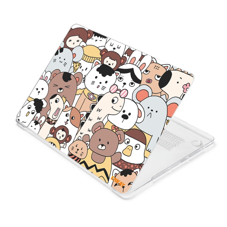 ENKAY Animal Series Pattern Laotop Protective Crystal Case For MacBook Pro 15.4 inch A1707 / A1990(Animals No.1) - free shipping - PMC TechLife - Order now!