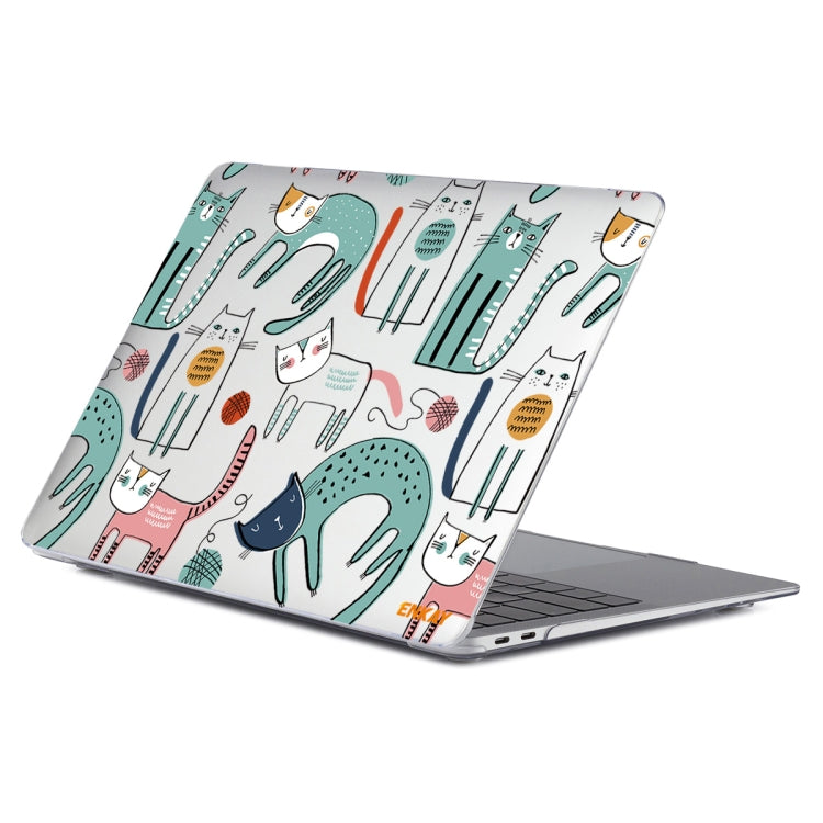 ENKAY Animal Series Pattern Laotop Protective Crystal Case For MacBook Pro 16 inch A2141(Thin Cat) - free shipping - PMC TechLife - Order now!
