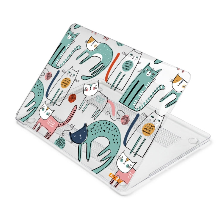 ENKAY Animal Series Pattern Laotop Protective Crystal Case For MacBook Pro 16.2 inch A2485 2021/A2880 2023(Thin Cat) - free shipping - PMC TechLife - Order now!
