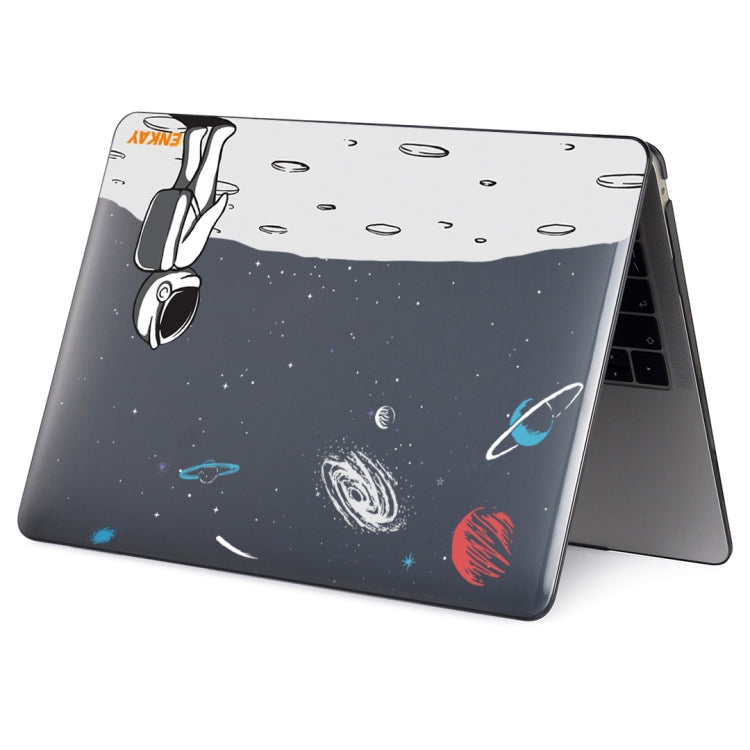 ENKAY Star Series Pattern Laotop Protective Crystal Case For MacBook Pro 13.3 inch A1706 / A1708 / A1989 / A2159(Backpack Astronaut) - MacBook Pro Cases by ENKAY | Online Shopping South Africa | PMC TechLife | Buy Now Pay Later Mobicred