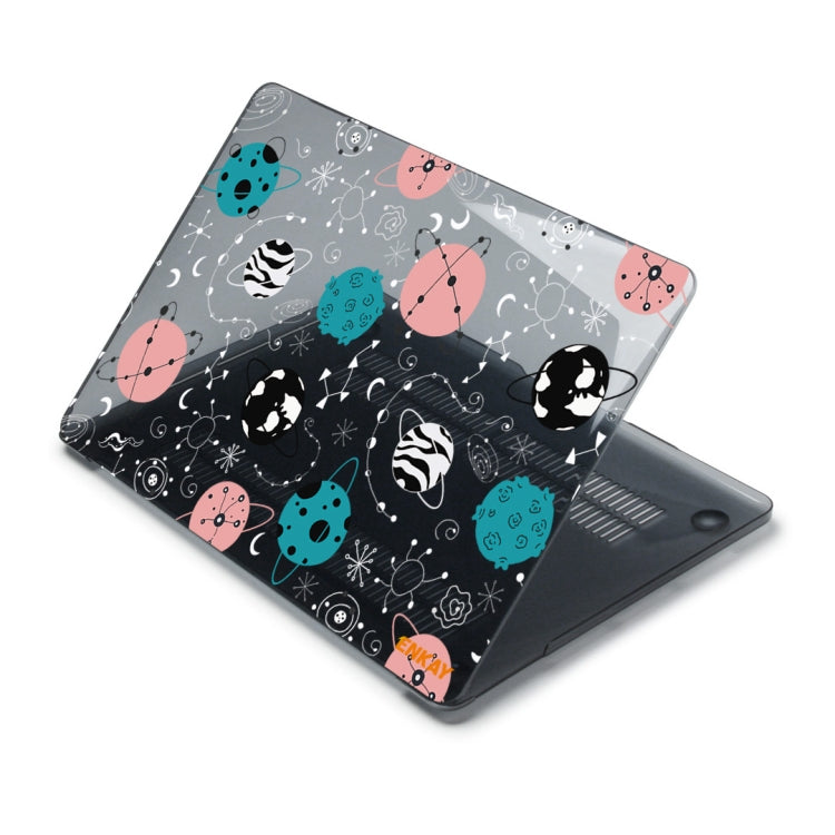 ENKAY Star Series Pattern Laotop Protective Crystal Case For MacBook Pro 13.3 inch A1706 / A1708 / A1989 / A2159(Geometric Planet) - free shipping - PMC TechLife - Order now!