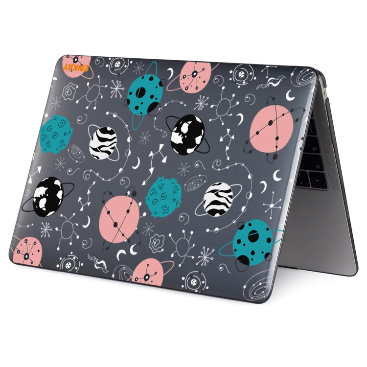 ENKAY Star Series Pattern Laotop Protective Crystal Case For MacBook Pro 13.3 inch A1706 / A1708 / A1989 / A2159(Geometric Planet) - free shipping - PMC TechLife - Order now!