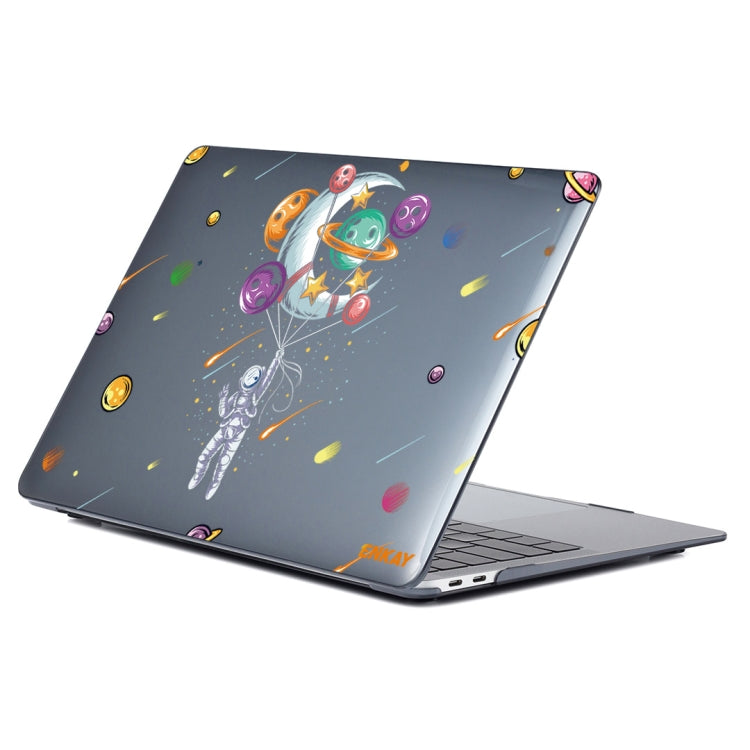 ENKAY Star Series Pattern Laotop Protective Crystal Case For MacBook Pro 13.3 inch A1706 / A1708 / A1989 / A2159(Balloon Astronaut) - MacBook Pro Cases by ENKAY | Online Shopping South Africa | PMC TechLife | Buy Now Pay Later Mobicred
