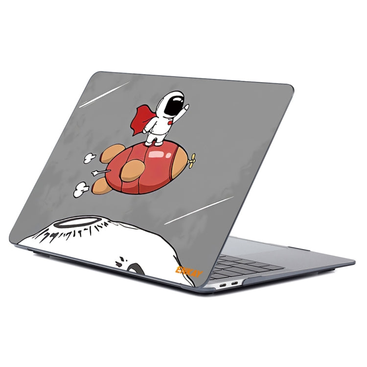 For MacBook Air 13.3 inch A1932 / A2179 / A2337 ENKAY Star Series Pattern Laotop Protective Crystal Case(Rocket Astronaut) - MacBook Air Cases by ENKAY | Online Shopping South Africa | PMC TechLife | Buy Now Pay Later Mobicred