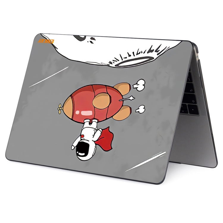 For MacBook Air 13.3 inch A1932 / A2179 / A2337 ENKAY Star Series Pattern Laotop Protective Crystal Case(Rocket Astronaut) - MacBook Air Cases by ENKAY | Online Shopping South Africa | PMC TechLife | Buy Now Pay Later Mobicred