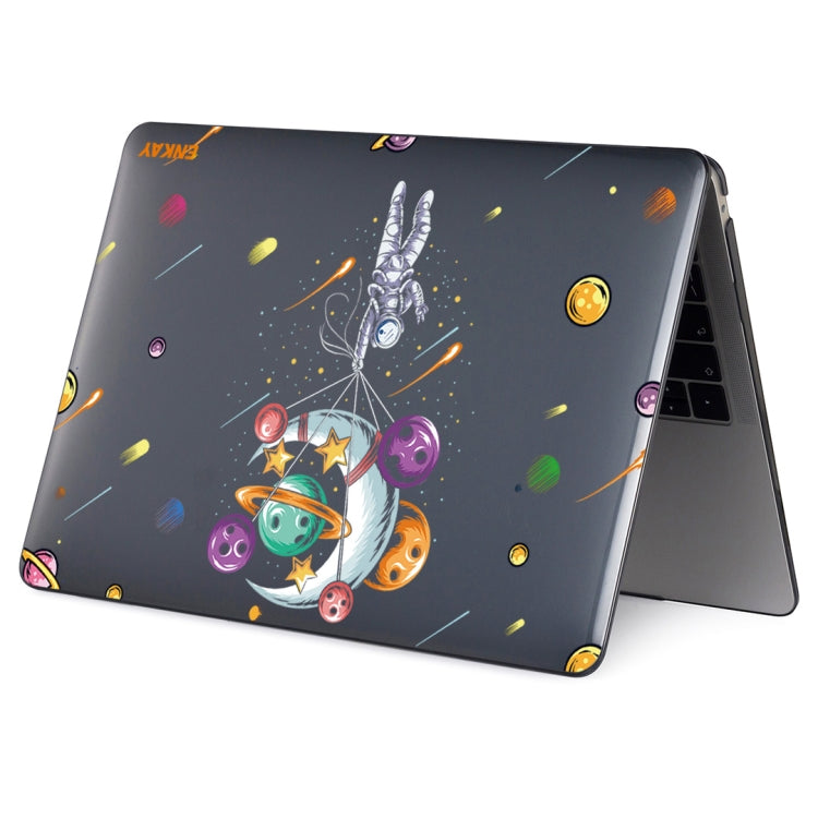ENKAY Star Series Pattern Laotop Protective Crystal Case For MacBook Pro 13.3 inch A2251 / A2289 / A2338 2020(Balloon Astronaut) - MacBook Pro Cases by ENKAY | Online Shopping South Africa | PMC TechLife