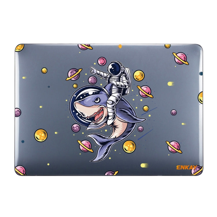 ENKAY Star Series Pattern Laotop Protective Crystal Case For MacBook Pro 13.3 inch A2251 / A2289 / A2338 2020(Shark Astronaut) - MacBook Pro Cases by ENKAY | Online Shopping South Africa | PMC TechLife | Buy Now Pay Later Mobicred